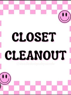 Closet clean out